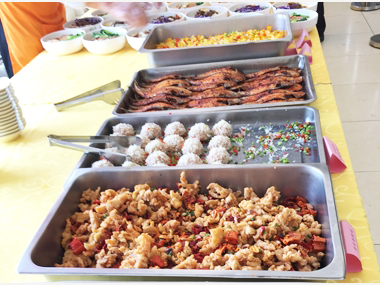 活動(dòng)現場(chǎng)菜品