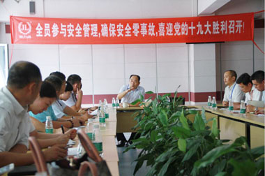 抓安全，保穩定，喜迎黨的十九大勝利召開(kāi)